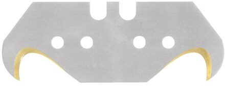 Promat/Tecwerk Haakmes | L48,2xB18,7xS0,65mm | titanium met perforatie | 10 stuks / dispenser - 4000817768