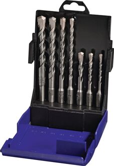 Promat/Tecwerk Hamerboorset | SDS-Plus | 7-delig SDS-Plus | kunststofbox - 4000864095