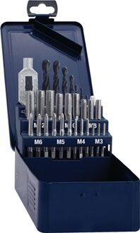 Promat/Tecwerk Handdraadtapset | DIN 352 | M3-M12 | HSS | 29 delig - 4000867550