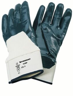 Promat/Tecwerk Handschoen | Neckar | maat 10 blauw | gedeeltelijke nitrilcoating | EN 388 PSA-categorie II - 4000371273