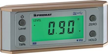 Promat/Tecwerk Hellingmeter | 360graden (4 x 90graden) | digitaal | aflezing 0,1graden - 4000858780