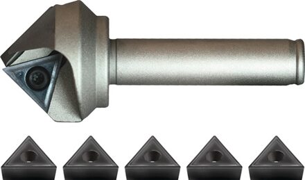 Promat/Tecwerk Kantfreesset | TCGX | nominale-d. 25 mm 6-delig | vernikkeld met 5x WSP TCGX 163504 PMK40 | TCGX 1635 - 4000858038