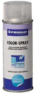 Promat/Tecwerk Kleurspray | heldere lak | zijdemat | 400 ml | spuitbus - 4000354206