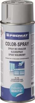 Promat/Tecwerk Kleurspray | lichtgrijs | zijdemat | RAL 7035 | 400 ml | spuitbus - 4000354215