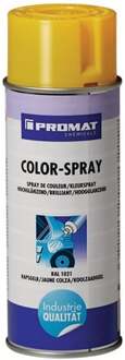 Promat/Tecwerk Kleurspray | raapgeel | hoogglanzend | RAL 1021 | 400 ml | spuitbus - 4000354212