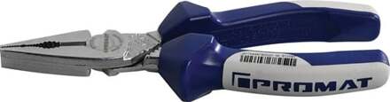 Promat/Tecwerk Kracht-combinatietang | lengte 200 mm | meercomponentenhulzen | verchroomd - 4000811099