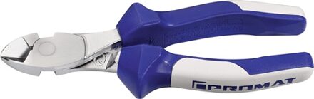Promat/Tecwerk Kracht-zijsnijtang | lengte 200 mm | verchroomd | meercomponenten mantels - 4000810132