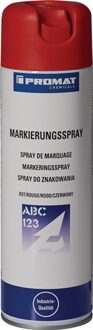 Promat/Tecwerk Markeringsspray | rood | 500 ml | spuitbus - 4000354080