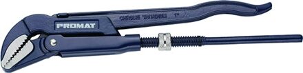 Promat/Tecwerk Pijptang | schuine bek | totale lengte 320 mm spanwijdte 0-55 mm | voor buizen 1 inch - 4000810710
