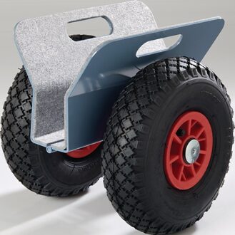 Promat/Tecwerk Platenroller | buiten-L300xB305xH310 mm | met klembekken | banden lucht | draagvermogen 250 kg - 9000443070