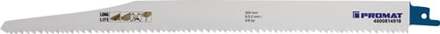 Promat/Tecwerk Reciprozaagblad | lengte 300 mm breedte 22 mm | tandverdeling TPI 5/8 5/3,2 mm | gefreesd, getordeerd | 3 stuks / kaart - 4000814918