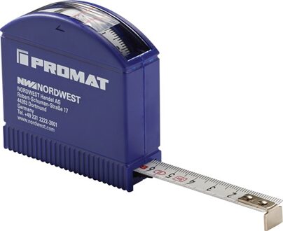Promat/Tecwerk Rolbandmaat | lengte 3 m breedte 13 mm mm/cm | EG II kunststof controlevenster | Kunststof controlevenster - 4000855000