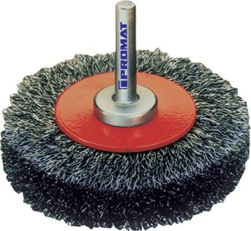 Promat/Tecwerk Ronde borstel | d. 30 mm draaddikte 0,2 mm | staal 9 mm | 20000 min-¹ - 4000841100