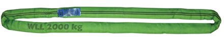 Promat/Tecwerk Ronde draagband | DIN EN 1492-2 | omvang 6 m groen | draagverm. eenv. 2000 kg - 4000365107