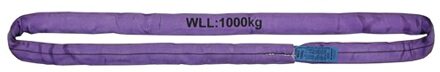 Promat/Tecwerk Ronde draagband | DIN EN 1492-2 | omvang 6 m paars | draagverm. eenv. 1000 kg - 4000365103