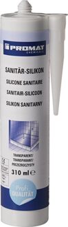 Promat/Tecwerk Sanitair-silicoon | transparant | 310 ml | patroon - 4000340000