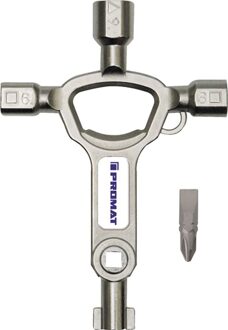 Promat/Tecwerk Schakelkastsleutel | 9 functies | geïntegreerde flesopener - 4000829772