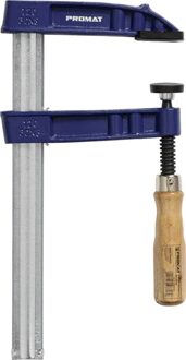 Promat/Tecwerk Schroefklem van tempergietwerk | spanwijdte 400 mm werkbereik 175 mm | houten greep | 35 x 9 mm - 4000831338