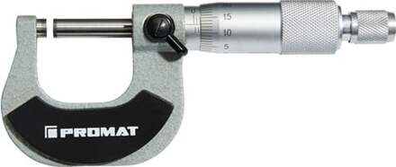 Promat/Tecwerk Schroefmaat | DIN 863/1 | 0-25 mm | spil-d. 6,5 mm - 4000851151