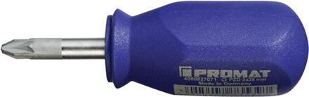 Promat/Tecwerk Schroevendraaier | maat PZD 2 klinglengte 25 mm | 1-componentengreep | ronde kling - 4000827071