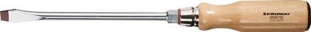 Promat/Tecwerk Schroevendraaier | snedebreedte 10 mm | klinglengte 175 mm houten greep | ronde kling met zeskantaanzet - 4000827006