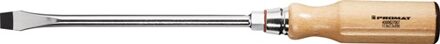 Promat/Tecwerk Schroevendraaier | snedebreedte 12 mm | klinglengte 200 mm houten greep | ronde kling met zeskantaanzet - 4000827007