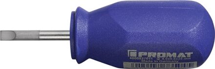 Promat/Tecwerk Schroevendraaier | snedebreedte 4 mm | klinglengte 25 mm 1-componentengreep | ronde kling - 4000827011