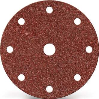 Promat/Tecwerk Schuurpad met klitbevestiging | GLS 1 150 mm korreling 320 | voor hout / metaal korund | Gatenaantal 8 + 1 - 4000842198