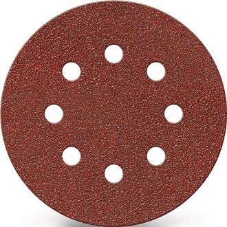 Promat/Tecwerk Schuurpad met klitbevestiging | GLS 5 125 mm korreling 40 | voor hout / metaal korund | Gatenaantal 8 - 4000841745