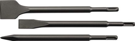 Promat/Tecwerk Set insteekgereedschap | SDS-plus 3-delig | in kunststofbox | lengte 250 mm | KU-box - 4000812480