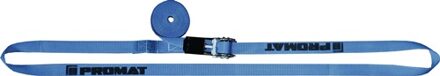 Promat/Tecwerk Sjorband | DIN EN 12195-2 | lengte 4 m breedte 25 mm | met ratel | LC omdr. 800 daN - 4000365084