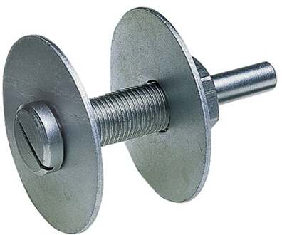 Promat/Tecwerk Spanschacht | passend voor grofreinigingsschijven | schacht-d. 6 mm | voor borings-d. 13 mm - 4000841846