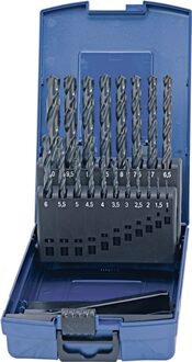 Promat/Tecwerk Spiraalborenset | DIN 338 type N | nominale-d. 1-5,9x0,1 mm | HSS | 50 delig kunststof cassette - 4000861934