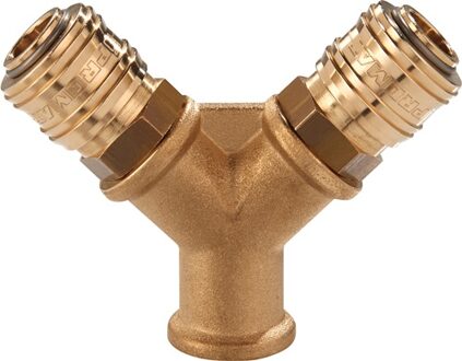 Promat/Tecwerk Verdeler | schroefdraad G 1/2 inch/19,17 mm | IG, 2 koppeling DN 7,2 - 4000351947