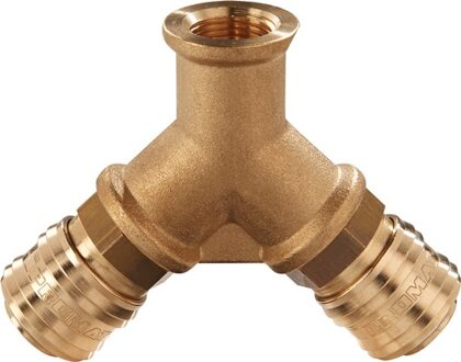 Promat/Tecwerk Verdeler | schroefdraad G 3/8 inch/15,39 mm | IG, 2 koppeling DN 7,2 - 4000351946