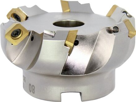 Promat/Tecwerk Vlakfrees | nominale-d. 80 mm | vernikkeld met interne koeling | snedeaantal 5 SE.. 1204 AF - 4000859003