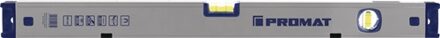 Promat/Tecwerk Waterpas | 80 cm | aluminium zilver | ± 0,5mm/m met magneet - 4000857177