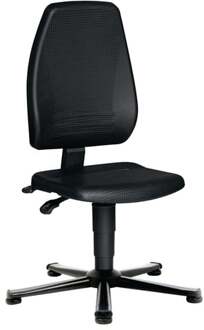 Promat/Tecwerk Werkdraaistoel | Promat/Tecwerk | vloerglijders | integraalschuim zwart | 440-620 mm - 9000425200