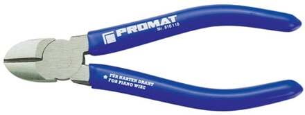 Promat/Tecwerk Zijsnijtang | lengte 130 mm | hoofd gepolijst | kunststof mantel - 4000810101