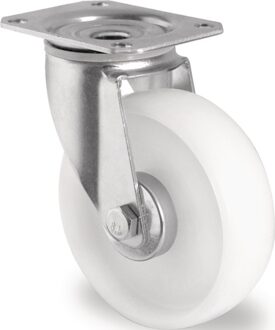Promat/Tecwerk Zwenkwiel | Wiel-Ø 150 mm | draagvermogen 300 kg | polyamide | plaat L135xB110 mm - 3000276025
