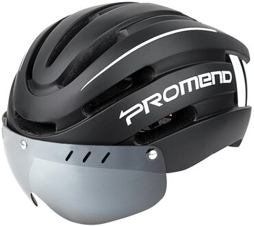 Promend Fiets Helm Led Licht Oplaadbare Intergrally-Gegoten Helm Mountain Racefiets Helm Sport Veilig Hoed Voor Ma leger groen