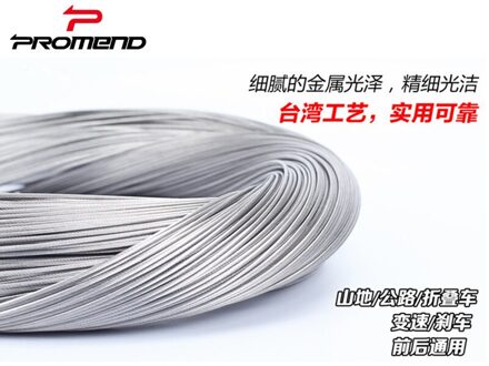 ProMend Mountainbike Racefiets Fiets Rvs Gear Kabels Remkabel binnen Draad Kern Staaldraad Accessoires