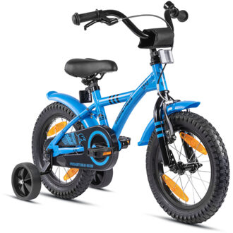 PROMETHEUS BICYCLES®Kinderfiets Hawk 14 inch blauw-zwart