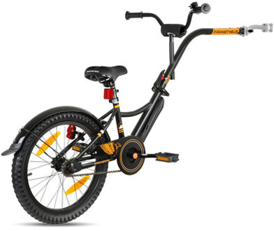 PROMETHEUS BICYCLES® Tandem Aanhangfiets 18 inch Zwart
