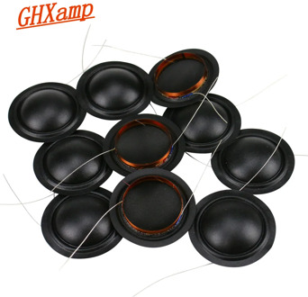 Promotion 12pcs 25.4mm Tweeter Voice Coil Silk Diaphragm Drive 25.5core KSV Treble Speaker Repair DIY 6ohm 8ohm 100pcs