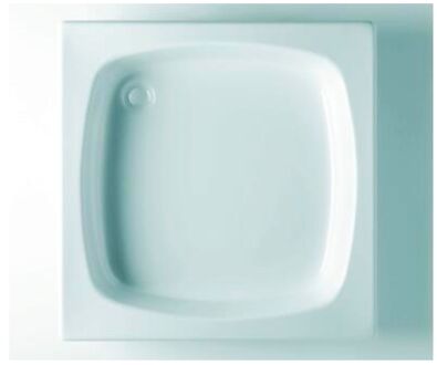 Pronto- Douchebak - 90x90x15 Cm - Acryl - Wit