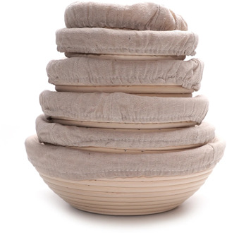 Proofing Basket, Bread Proofing Basket + Linen Liner Cloth for Professional & Home Bakers