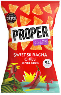 Propercorn - Sriracha Chips 85 Gram 8 Stuks