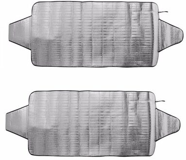 ProPlus 2x Antivries autoruit dekens L 85 x 180 cm - Autoruiten sneeuw en ijsvrij afdekhoezen