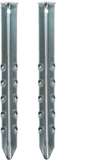 ProPlus 2x Stuks grondpennen/tentharingen metaal 30 cm